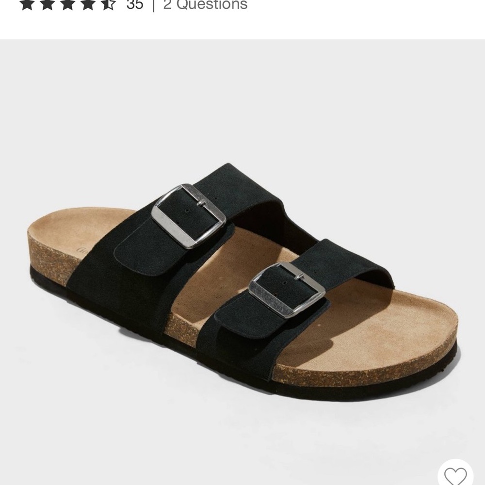 Goodfellow & Co Black Sandals